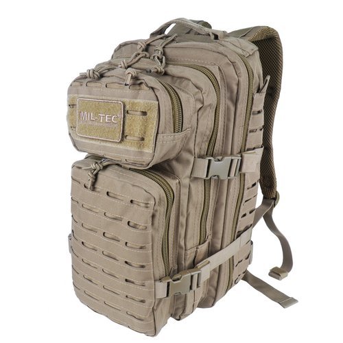 Mil-Tec - Small Assault Pack Laser Cut - Coyote Tan - 14002605 - City, EDC, one day (up to 25 liters)