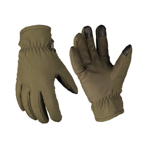 Mil-Tec - Softshell Thinsulate™ Winter Gloves - Green - 12521301 - Winter Gloves