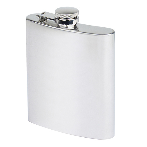 Mil-Tec - Stainless Steel Flask - 220 ml - Silver - 14520018-008 - Hip Flasks