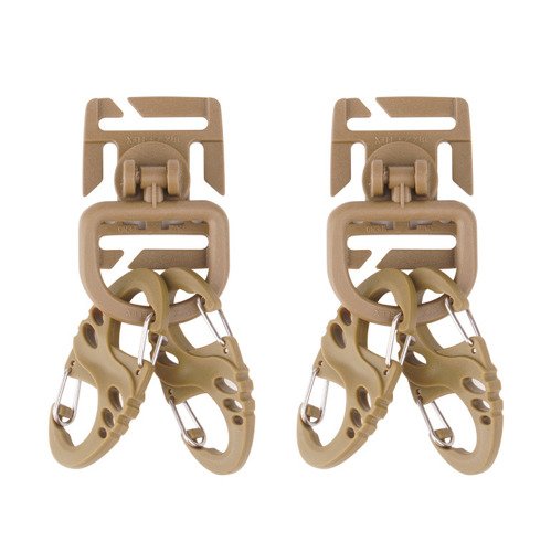 Mil-Tec - Ultimate Tactical Set - Coyote - 13457605 - Plastic Carabiners