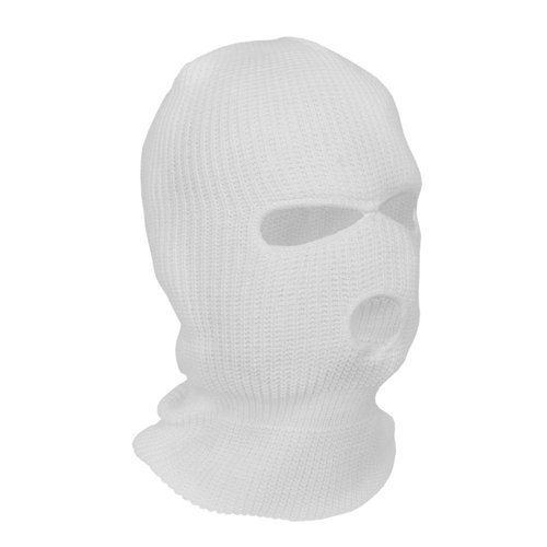 Mil-Tec - Winter Balaclava - 3 Holes - White - 12113007 - Balaclavas