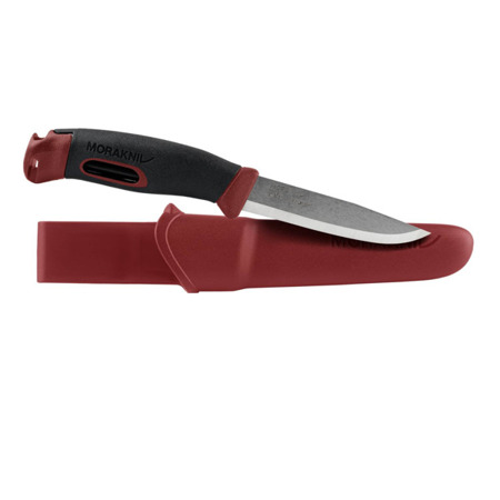 Morakniv - Companion Spark knife with firestarter - Stainless Steel - Red - 13571 - Fixed Blade Knives