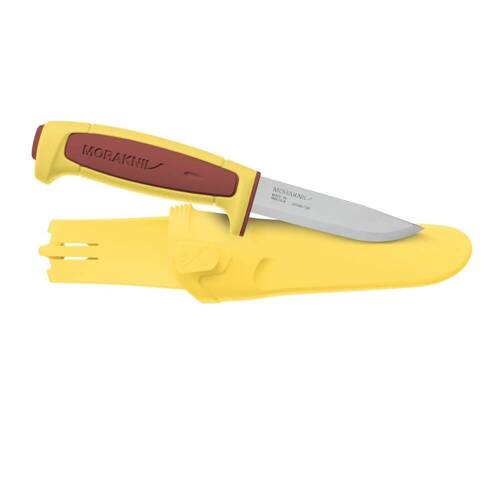 Morakniv - Survival Knife Basic 546 - Stainless Steel - Dala Red/Yellow - NZ-546-SS-1R26 - Fixed Blade Knives