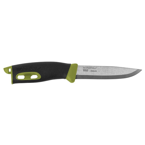 Morakniv - Survival Knife Companion Spark - Sandvik 12C27 - Green - 13570 - Fixed Blade Knives