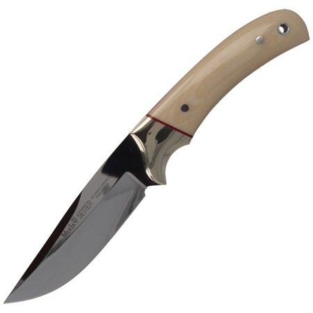 Muela - Full Tang Beige Micarta 110mm - SETTER-11B - Fixed Blade Knives