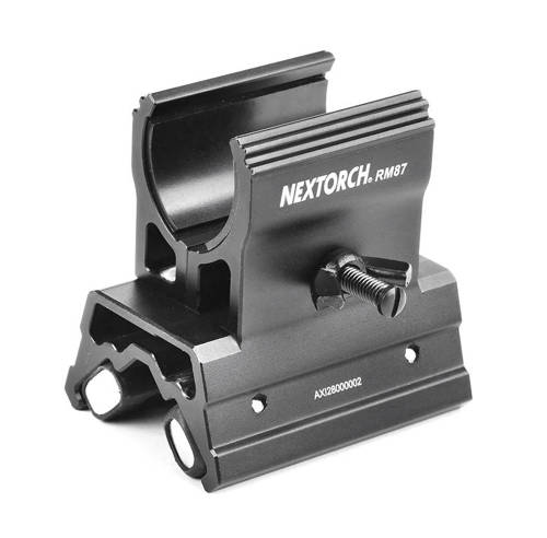 NEXTorch - Magnetic Mount for RM87 Flashlights - Black - LAT/NEXT RM87 - Flashlight Covers and Holders