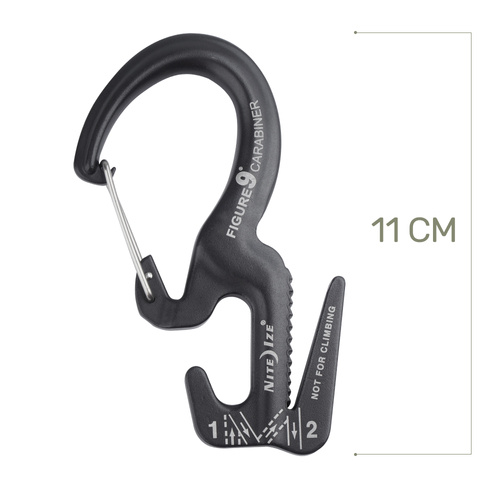 Nite Ize - Carabiner Figure 9 Large - Anodized - C9L-02-01 - Aluminum Carabiners