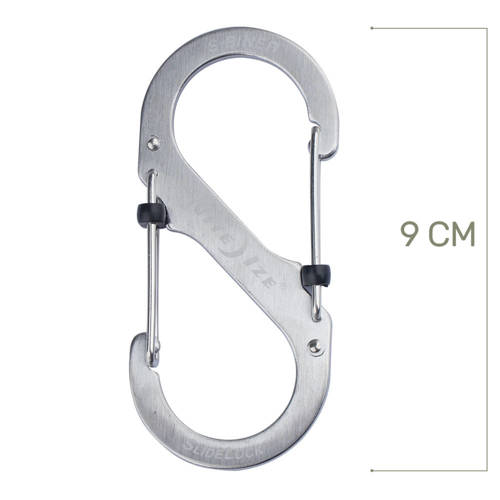 Nite Ize - S-Biner #4 SlideLock - Stainless - LSB4-11-R3 - Steel Carabiners