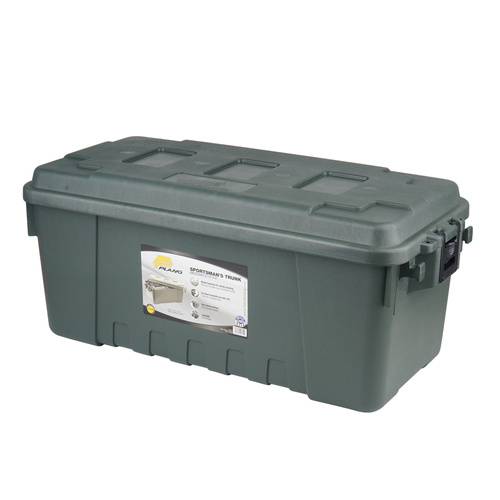 Plano - Sportmans Trunk Transport Chest - Medium - OD Green - 171901  - Gun Bags & Cases