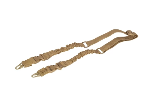 Prima Gear - 2-Point Bungee Acodon Suspension - Coyote Brown - PRI-24-031832 - Dual Point Sling