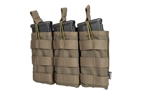 Primal Gear - Triple Magazine Pouch Open Koga - Aspen 500D - AK/AR - Olive - PRI-19-031791 - Magazine & Ammo Pouches