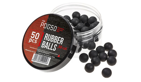 RAM PDG50 HDR Rubber Balls .50 - 50 pcs - Defense Training Markers