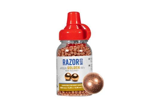 RazorGun - Airgun BB's Gold - 4.46 mm - 1500 pcs - 337-000 - BB