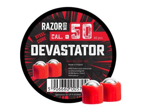 RazorGun - Steel Core Devastator cal. .50 for Umarex HDR50 - 60 pcs - 337-065 - Defense Training Markers