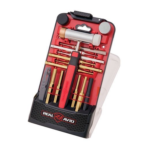 Real Avid - Accu-Punch™ Hammer with Brass & Steel Pin Punch Set - AVHPS-B - Tools