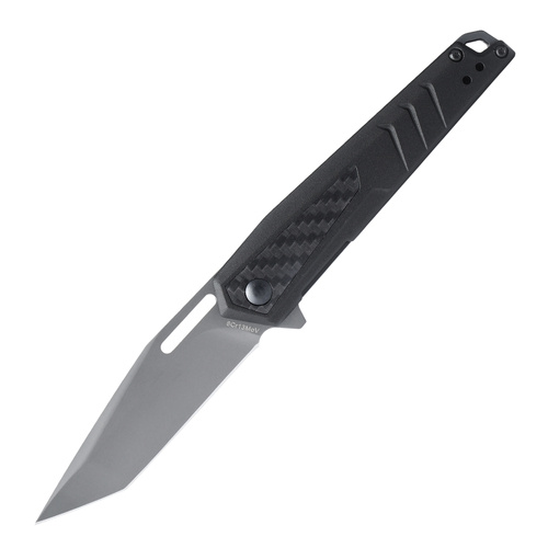 Real Avid - Folding Knife EDC RAV-6 - Aluminum - Carbon Fiber - Tanto - Black - AVRAV6 - Folding Blade Knives