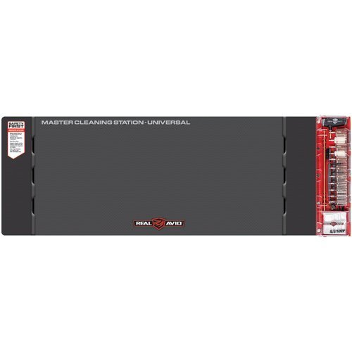 Real Avid - Service Mat Master Cleaning Station Universal with Tool Kit - 43x16" - Black - AVMCS-U - Gun Cleaning Kits