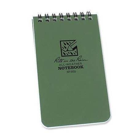 Rite in the Rain - All-Weather Notebook - 3 x 5" - 935 - Olive - Notebooks & Accessories