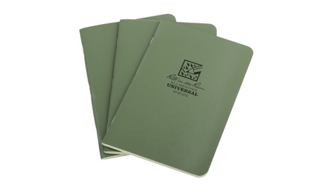 Rite in the Rain - All-Weather Notebook - 4 5/8 x 7" - 3 pcs - 971FX - Olive - Notebooks & Accessories