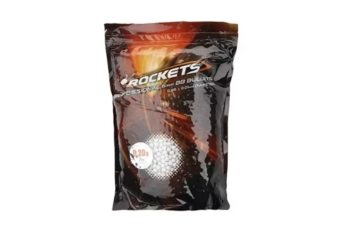 Rockets - ASG Professional BBS - 0.20 g - 2 kg - White - ROC-16-005149 - 0.20 g BBs