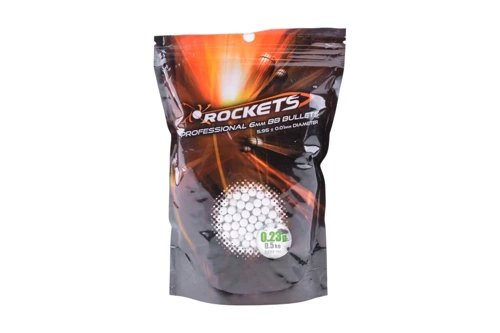 Rockets - BBs for ASG replicas Professional 0.23g - 6mm - 2200 BBs - White - ROC-16-002046 - 0.23 g BBs