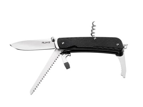 Ruike - Multifunction Pocket Knife - 13 Tools - Black - LD32-B - Pocket Knives