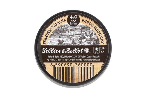 Sellier&Belott - Percussion Caps No. 4.0 - 100 pcs. - P210 - Percussion Caps