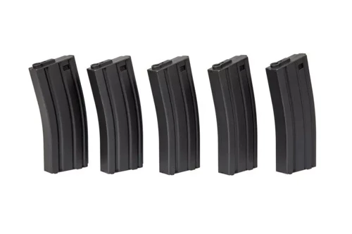 Specna Arms - Mid-cap Magazines for M4/M16 Replicas - 5 pcs. - Black - SPE-05-025503 - M16, M4 Magazines