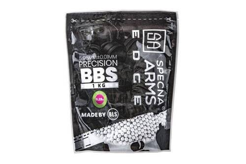 Specna Arms - Precision Biodegradable BBS for ASG EDGE BIO  - 0.28g - 1kg - White - SPE-16-027218 - 0.28 g BBs