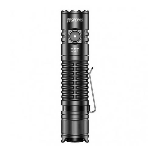 Speras - Flashlight EST LED with Battery 3100 mAh - 1900 lm - Black - EST - LED Flashlights