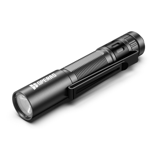 Speras - M10 LED Tactical Flashlight - 200 lm - Black - SPERAS M10 - LED Flashlights