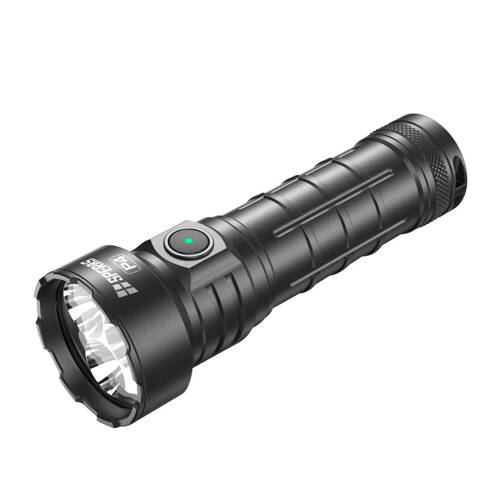 Speras - P4 LED Tactical Flashlight with 5000 mAh Battery - 4000 lm - Black - SPERAS 4 - LED Flashlights