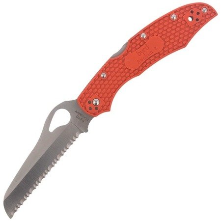 Spyderco - Byrd Cara Cara™ 2 FRN Orange Rescue Knife - BY17SOR2 - Folding Blade Knives