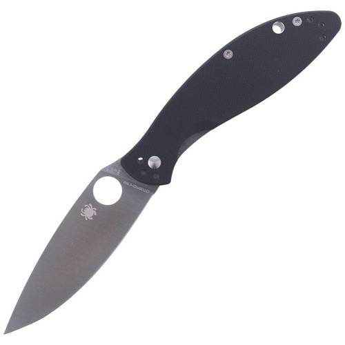 Spyderco - Folding Knife EDC Astute - Liner Lock - G-10 - Black - C252GP - Folding Blade Knives