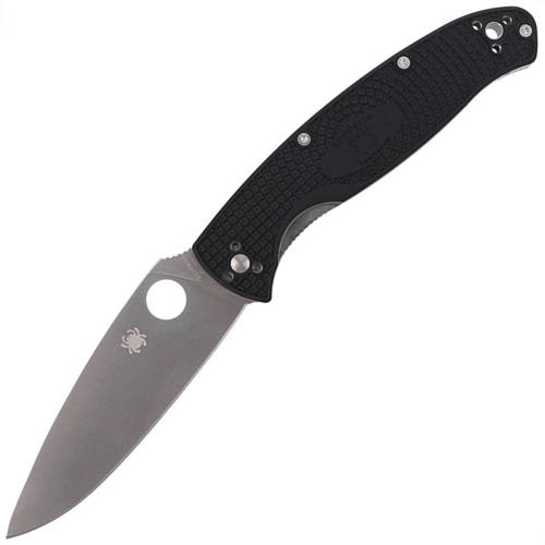 Spyderco - Folding Knife EDC Resilience Lightweight - Plain - C142PBK - Folding Blade Knives