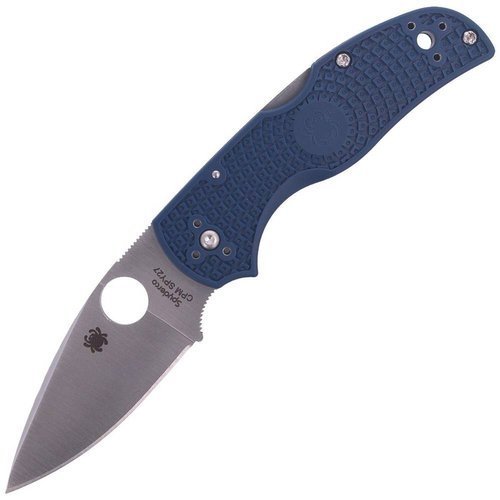 Spyderco - Native 5 Folding Knife - CPM SPY27 - FRN - Blue - C41PCBL5  - Folding Blade Knives