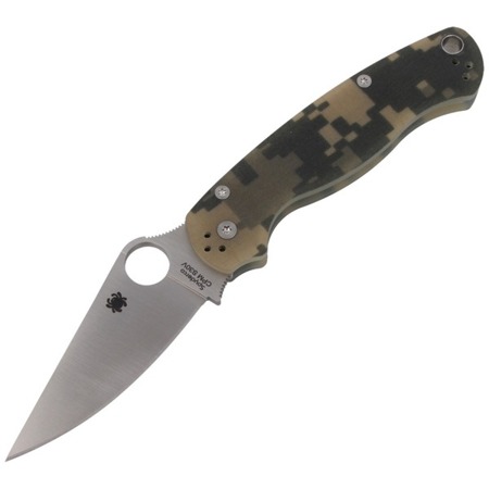 Spyderco - Para Military™ 2 G-10 Digital Camo Knife - C81GPCMO2 - Folding Blade Knives