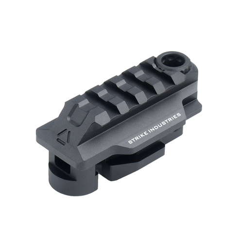 Strike Industries - Adapter Rear Plate Picatinny for Stribog SP-9 Strike - Black - SI-SP9-PSA-BK - Other Accessories 