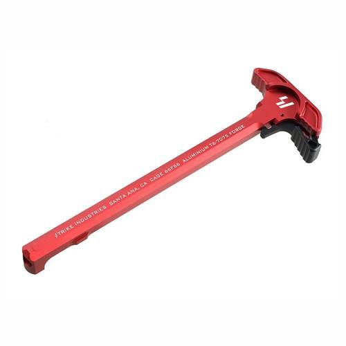 Strike Industries - Charging Handle with Extended Latch - Red - ARCH-EL-RED - AR Platform