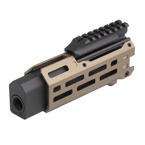 Strike Industries - Handguard M-LOK for CZ Scorpion EVO Strike 6" Handguard - FDE - SI-CEVO-HG-6-FDE - Other Handguards & Forends