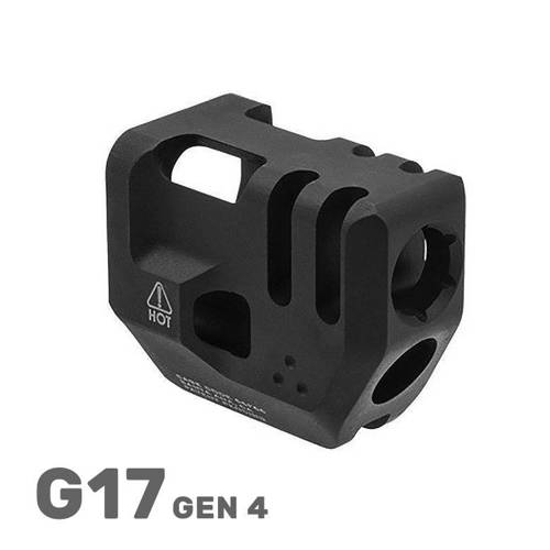 Strike Industries - Mass Driver Comp for Glock 17 Gen4 - SI-G4-MDCOMP-S - Compensators