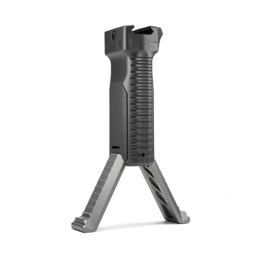 Strike Industries - Strike Foregrip with Bipod - Black - SI-AR-AL-BIPOD-GY - Front Grips