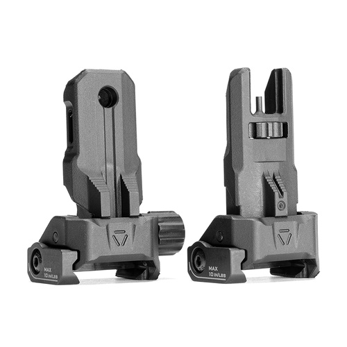 Strike Industries - Strike Polymer Backup Sights - Foldable - Picatinny - Black - SI-SPBUS - AR Platform