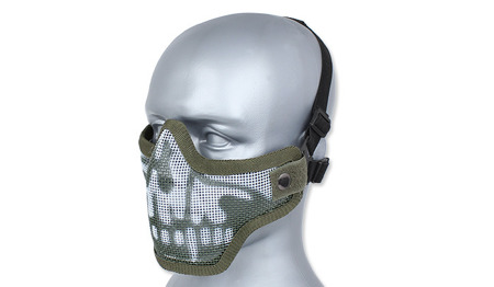 TMC - Strike Steel Half Face Mask - Wolf - OD Green - Face Protection