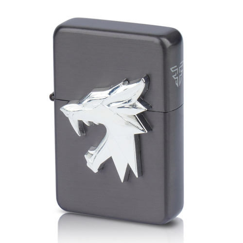 Tasman - Gasoline Lighter - Wolf Medallion - Q310244 - Lighters