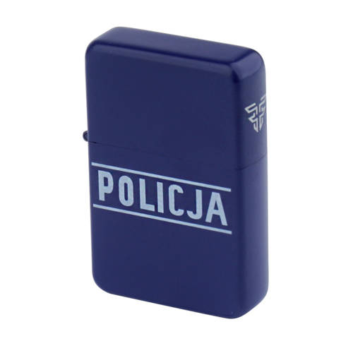 Tasman - Petrol Lighter - Police - Blue Matte - Q310218 - Fire Starters