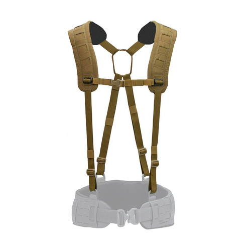 Templars Gear - X-Harness 4-point Tactical Suspenders - MOLLE - Coyote Brown - TG-X-HAR-CB  - MOLLE Belts & Harnesses