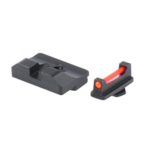 TruGlo - Fiber-Optic Pro Pistol Sights - Glock 17/19 - TG132G1 - Flip Up Sights