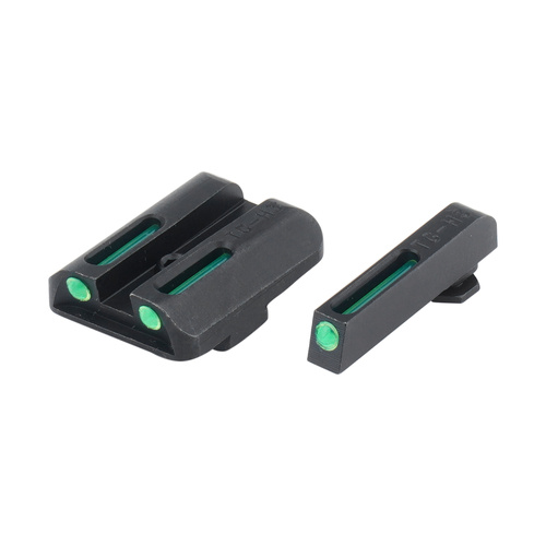 TruGlo - TFO Pistol Sights - Glock 17/19 - Green - TG131GT1 - Flip Up Sights