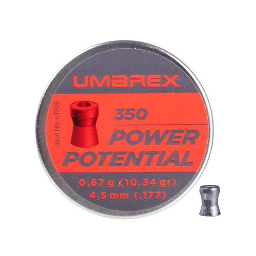 Umarex - Airgun Pellets Hollow-point Power Potential - 4.5 mm - 350 pcs - 4.1705 - Diabolo